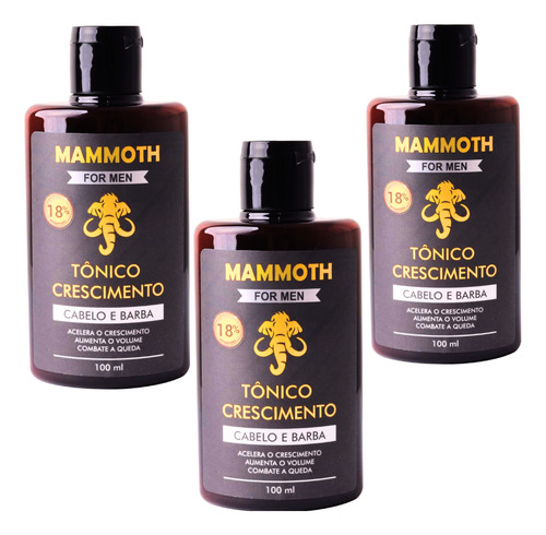 Kit Tônico Poderoso - Calvície - Alopecia - Queda/cabelo