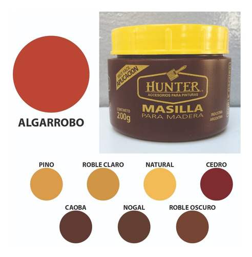 Masilla Para Madera Hunter - Texxor Pinturas