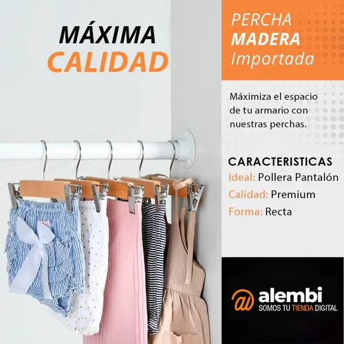 Ganchos de madera para pantalon hotsell