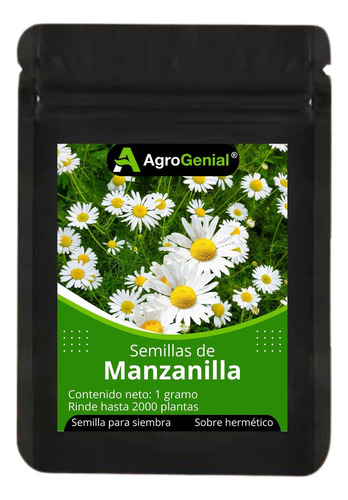 Semilla De Manzanilla Para Sembrar Sobre De 2000 Semillas