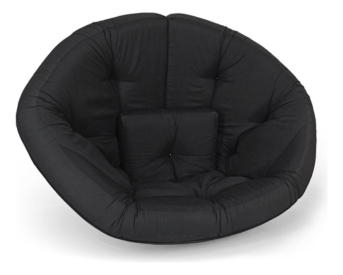 Puff Sillon Cama Mod Icon Negro