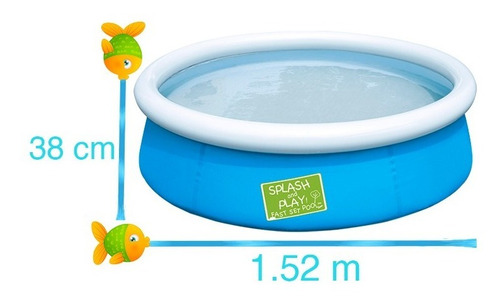 Piscina Alberca Inflable Redonda Bestway First Fast 57241