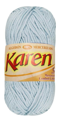 Hilaza Karen, 100% Algodón, Madeja De 100g Con 80m Color Iglú