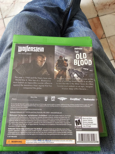 Wolfenstein Xbox One (Usado)