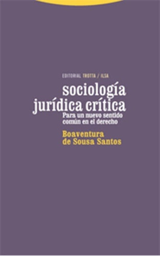 Sociologia Juridica Critica - De Sousa Santos, Boaventura