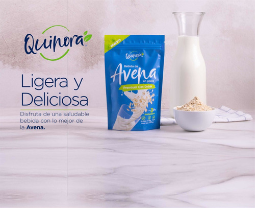 Bebida De Avena En Polvo Instant. Sin Lactosa. Vegana 220g