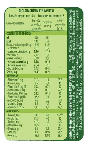 Cereal Infantil Nestum Etapa 4 Trigo Con Miel Lata 270g