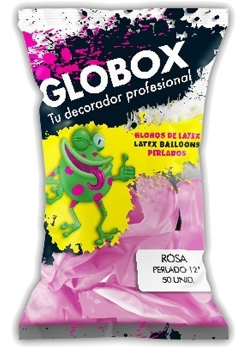 Globox Perlado 12 Color Rosa X 50 Un