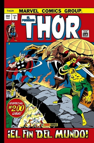 Marvel Gold. El Poderoso Thor 5. ¡el Fin Del Mundo! - Stan L