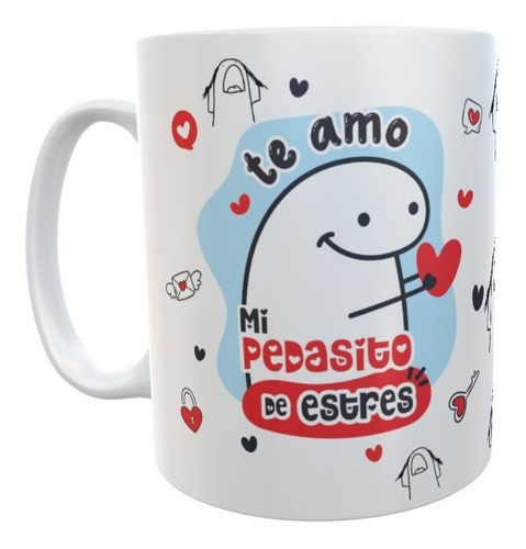 Taza Love Flork Pedacito De Estres