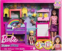 Comprar Barbie Muñecas Guardería Día De Cuidado Set De Juego Skipper
