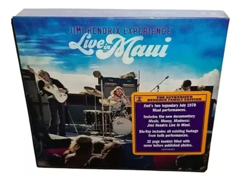 Jimi Hendrix Live in Maui 完全生産限定盤　2CD+BD Jimi Hendrix Cd Duplo + Bluray Live In Maui Lacrado | Parcelamento