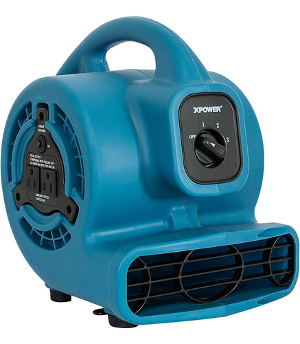 Mini Ventilador De Suelo Xpower P-80a, 3 Velocidades, 138 W,