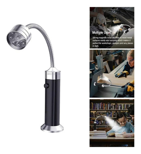 Luz Led Superbrillante Con Base Magnética For Parrilla De