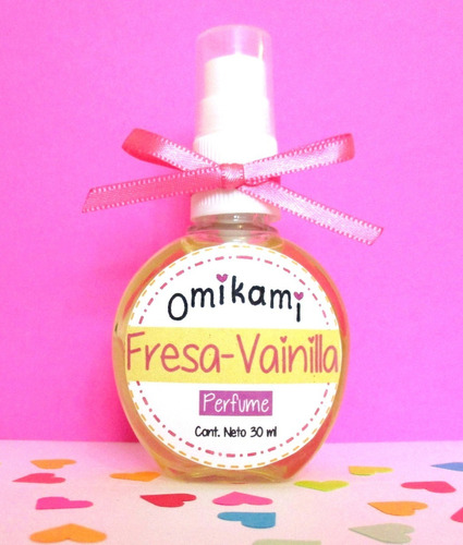Perfume Omikami Fresa Con Vainilla 30 Ml