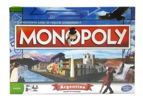 Juego De Mesa Monopoly Argentina Hasbro 