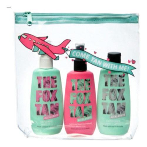 The Fox Tan Jet Setter Pack | Locin Bronceadora Natural Y Ac