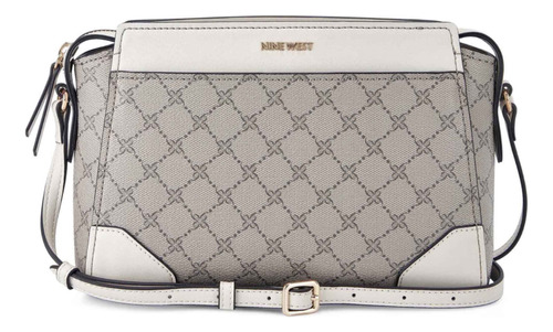 Bolsa Cross Body Para Mujer Nine West Taupe Multi Nlg108570 Color Taupe Multicolor