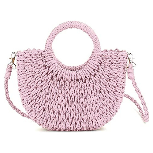 Qtkj Mini Bolsas De Rayas Semi-circle