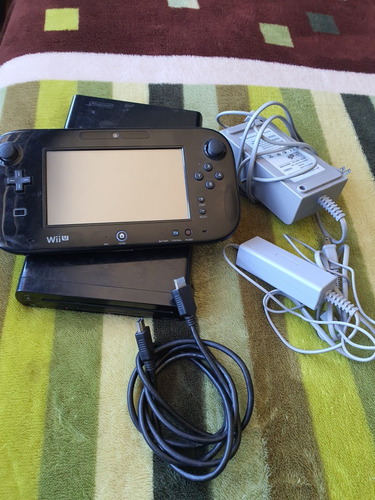 Nintendo Wii U Deluxe Con Juegos Instalados 