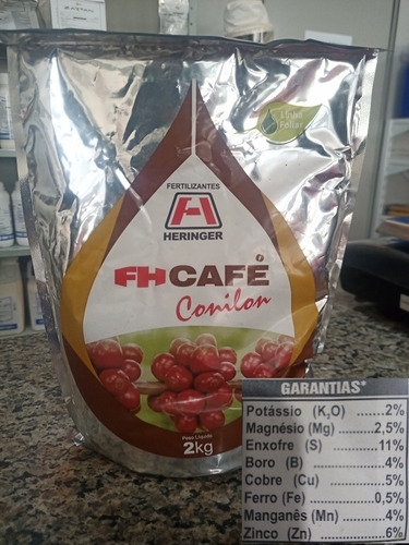 Imagem 2 de 2 de Fh Café Fertilizante Foliar Heringer Pacote Com 2kg