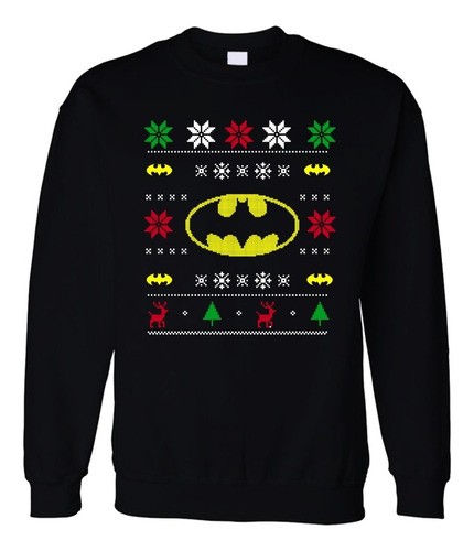 Sudadera Anime Navidad Ugly Christmas Sweater Retro Batman 5