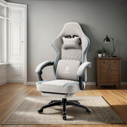 Dowinx Silla De Videojuegos De Tela Transpirable Con Cojín