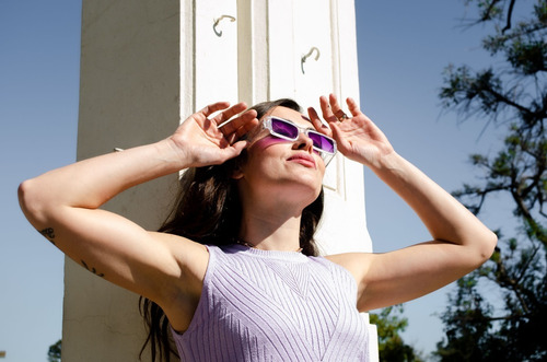 Imagen 4 de 10 de Lentes Sol Anteojo Forever 21 Hombre Mujer Rectangular Fe656