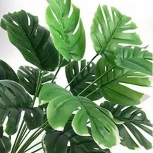 Planta Artificial Costela De Adão Com 18 Folhas