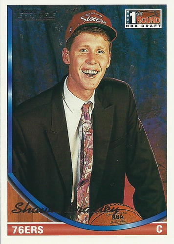 Barajita Shawn Bradley Rookie Topps Gold 1993 #41 76ers