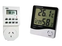 Comprar Combo Termo Higrómetro Htc-1 Y Timer Digital Cultivo Indoor