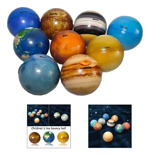 10 Uds. Solar Planetas Para Niños Juguetes Fiesta