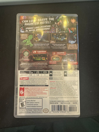 Luigis Mansion 3 Nintendo Switch Físico. Seminuevo (Usado)