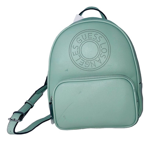 Mochila Guess Le821630 Color Verde Claro Diseño Liso 1l