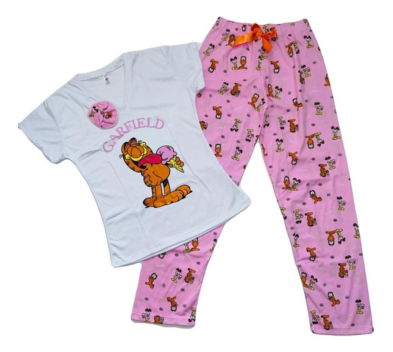Pijamas De Garfield Para Mujer - | Cuotas sin
