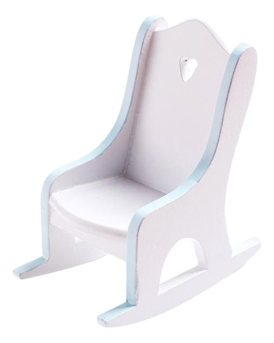 Silla Mecedora De Muebles De Balancín Para Niños Blancos