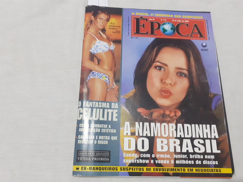 Revista Época 2000 Gisele Bundchen Sandy Olimpiadas Poder F