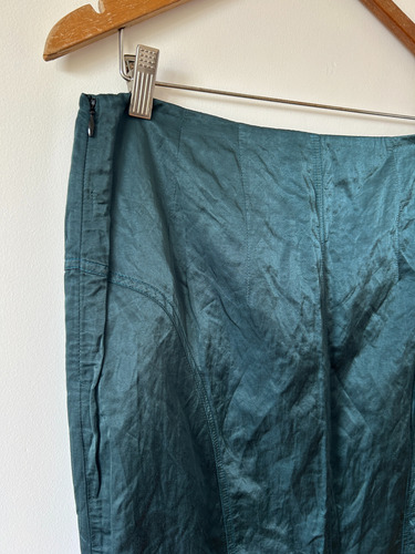 Falda Midi/larga Verde - Orwell - Talle 40/42 (Usado)