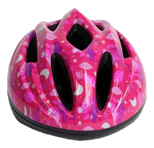 Capacete D/ Bike Infantil Rosa Sky Nano C/ Led E Regulagem