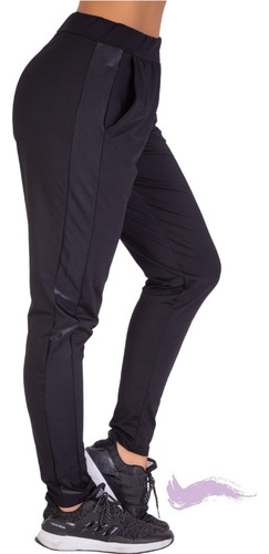 Pantalon Jogger Frisa Termica Babucha Mujer Deportiva Urbana