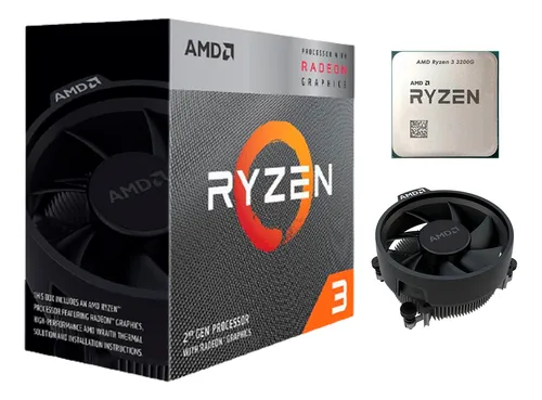 Procesador Amd Ryzen 3 3200g Cpu Am4 Con Gr fica Integrada