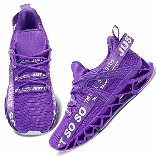 Wonesion - Zapatillas Para Correr Para Mujer, Athletic Blade