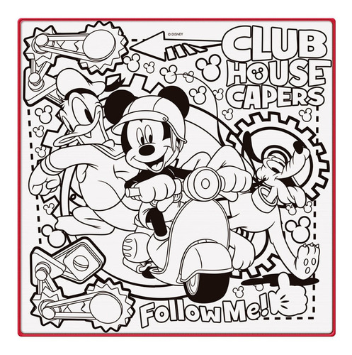 Imagen 3 de 4 de Mickey Club House Artistic Color Mat Ditoys Cuotas