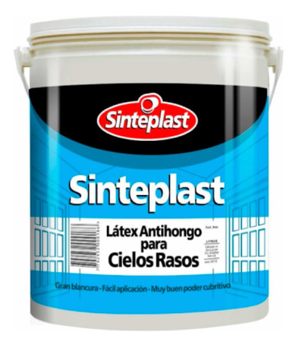 Latex Cielo Raso Blanco 1lts Antihongo Sinteplast - Proxecto