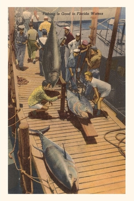 Libro Vintage Journal Fish On Dock, Florida - Found Image...