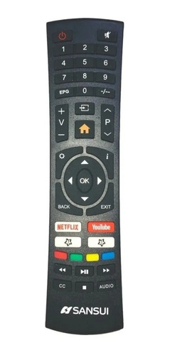 Control Sansui Smart Tv Netflix Youtube Modelo Smx32f1nf Smx