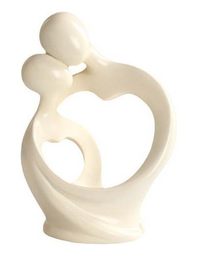 Estatuilla Abstracta Escultura De Pareja Decorativa Moderna