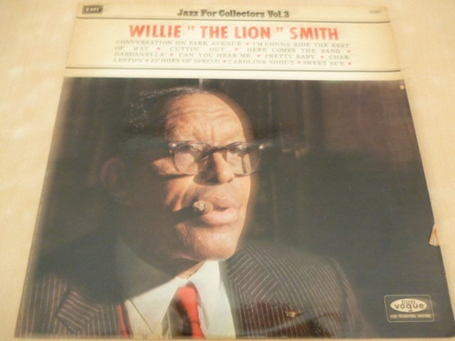 Willie The Lion Smith Jazz Collerctors Vol3 Vinilo Argentino