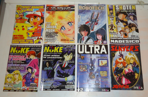 Lote 9 Manga Anime Slayers - Nuke - Ultra - Robotech Ivrea (Usado)