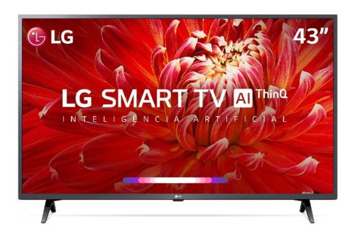 Imagem 1 de 5 de Smart Tv Led LG 43 Polegadas Hd Thinq Ai 43lm6300psb